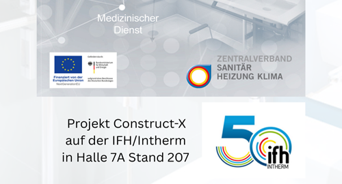 Titelbild zum News-Artikel ZVSHK präsentiert die Projekte Construct-X und MEISTERWÄRME auf der IFH/Intherm