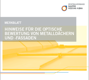Optische Bewertung von Metalldächern und -fassaden